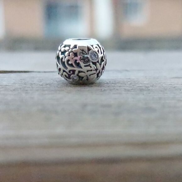 925 Silver April Birthstone Charm - Picture 3 of 4